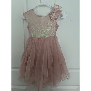 Jona Michelle Girls Sequin & Tulle Party Dress – Size 5